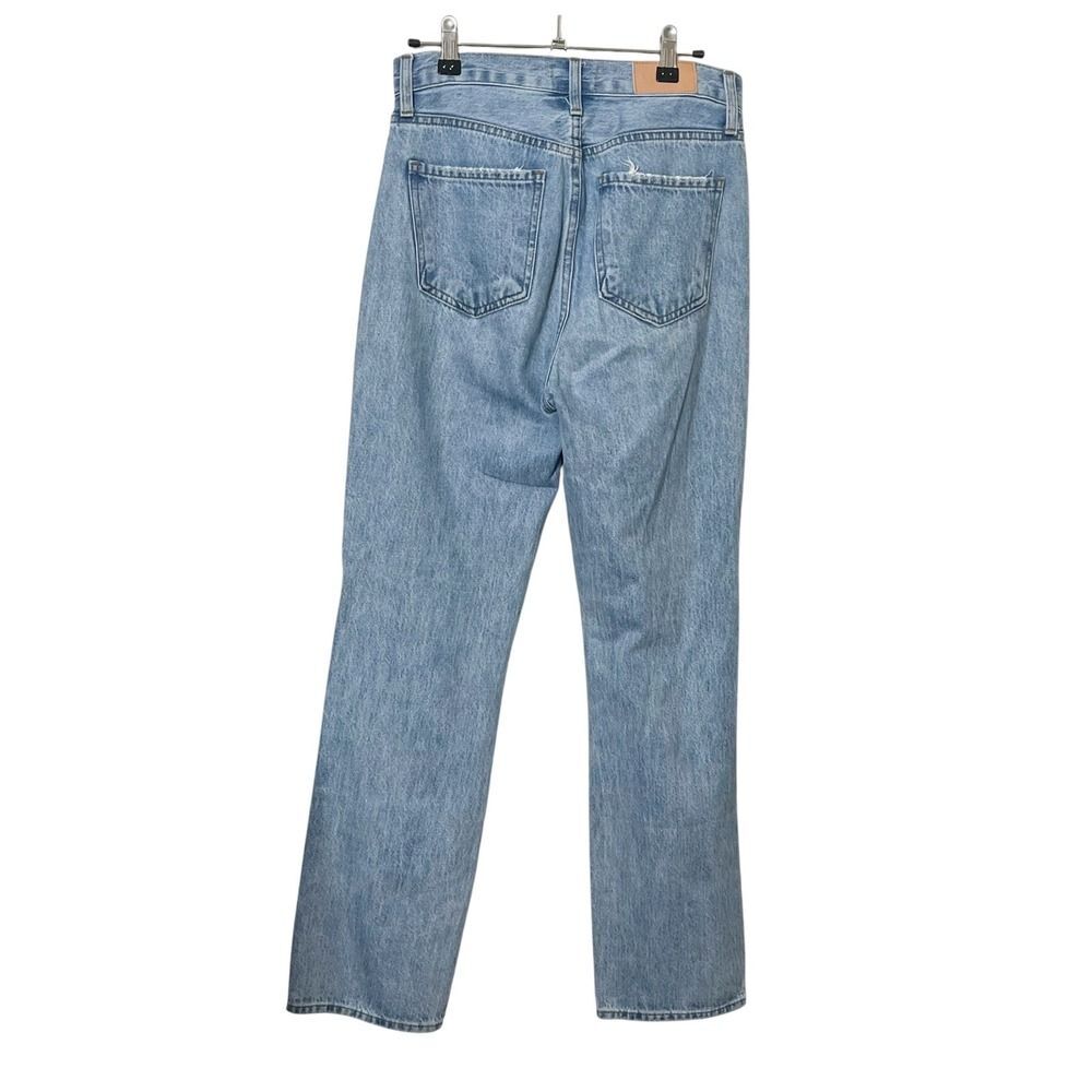 Pistola Cassie Women's 25 Paseo Super High Rise Straight Jeans Button Fly Denim - Picture 3 of 11